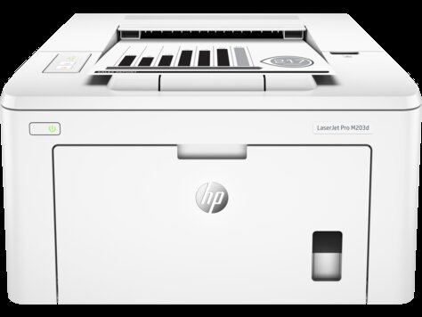 HP LaserJet Pro M203dn printer — compatible cartridges available